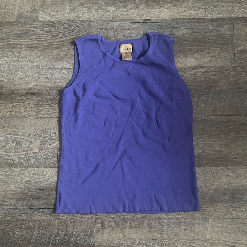 Choices Blueish/Purple Muscle Tank